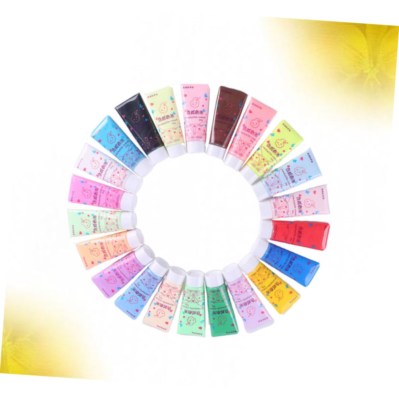 22pcs Whipped Cream Glue DIY Phone Case Kit Colors Simulation Cream Glue Set Easy Apply Store