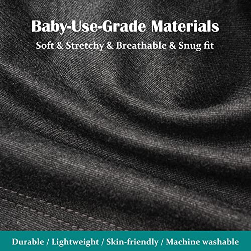 Image of Zeaxuie Baby-Use-Grade Dog Anxiety Vest, Breathable Dog Jacket Wrap for Thunderstorm, Travel, Fireworks, Vet Visits- Calming Coat for Small, Medium & Large Dogs-M-Gray