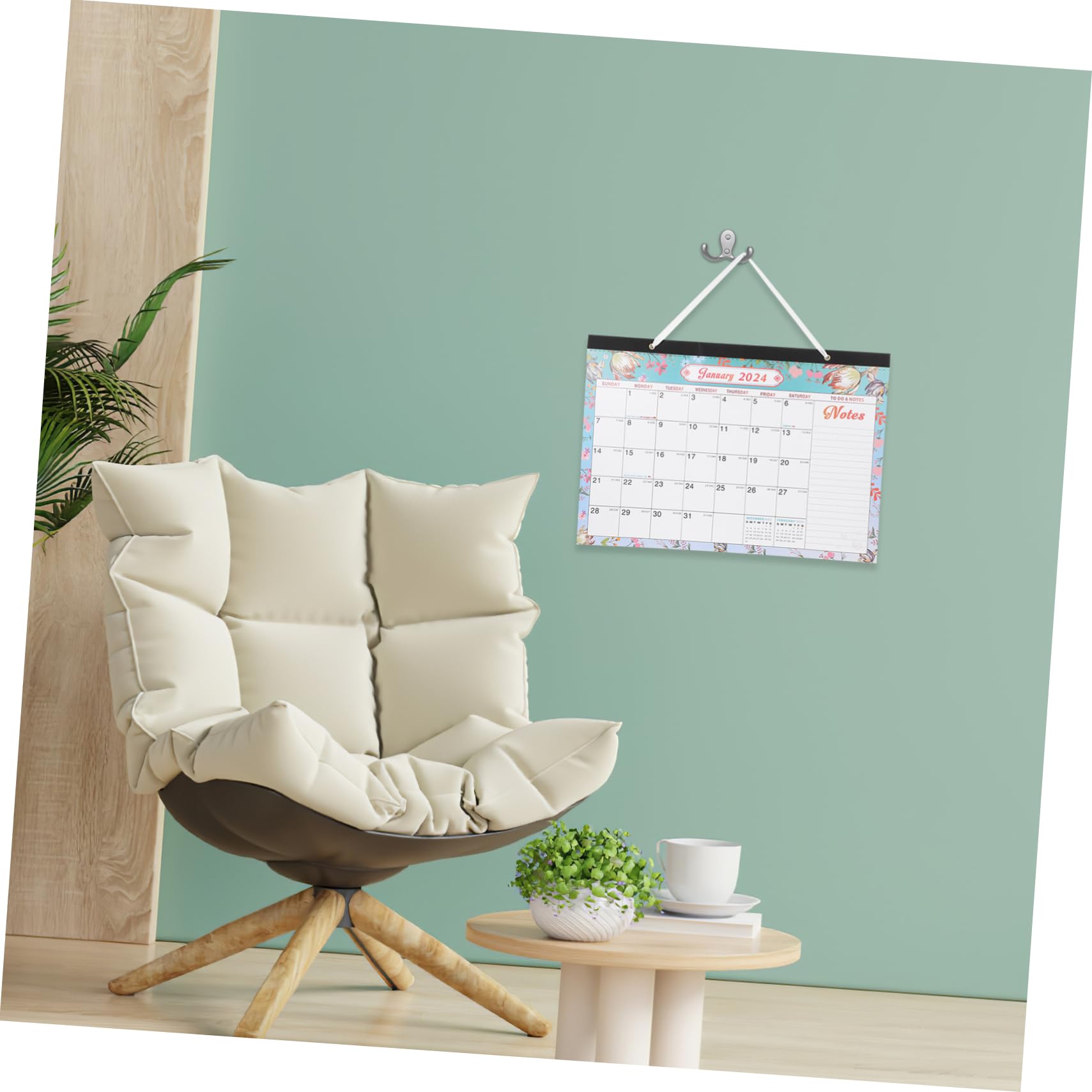 VILLCASE 3piezas Calendario De Pared Mensual Inglés Planificación De Festivos Para Oficina Para Recordatorios y Organización Mensual