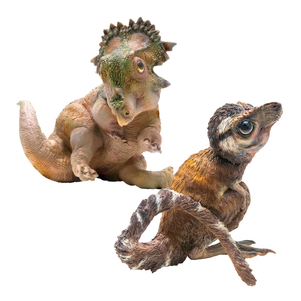 AMITD Aaron The Young Tyrannosaurus rex & A-Qi The Young Sinoceratops 26 y 27