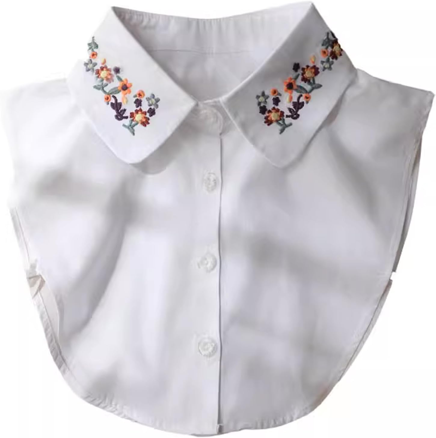 Fashion Classic Vintage Chiffon Shirt Fake Collar Clothes Accessories Lapel Blou