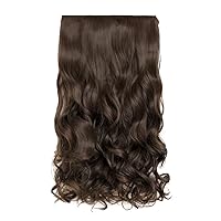 Vista 49 de REECHO Extensiones de cabello rubio, 20 pulgadas, extensiones de cabello grueso y largo con clip, extensiones de cabello sintético suave natural