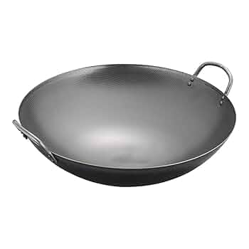 Amazon｜遠藤商事 中華鍋 業務用 両手 スーパーエンボス加工