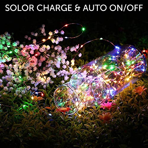 Image of MANSAA M14 Solar Powered LED String Lights | 5 Meter 50 LEDs | Multicolor | Solar Powered | Outdoor Decoration | Automatic ON-Off