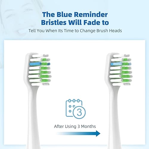 Miniatura 10 de Cabezales de repuesto para cepillo de dientes Waterpik Complete Care 9.0 (CC-01), Care 5.0 (WP-862) Recambio de cepillo de dientes eléctrico sónico