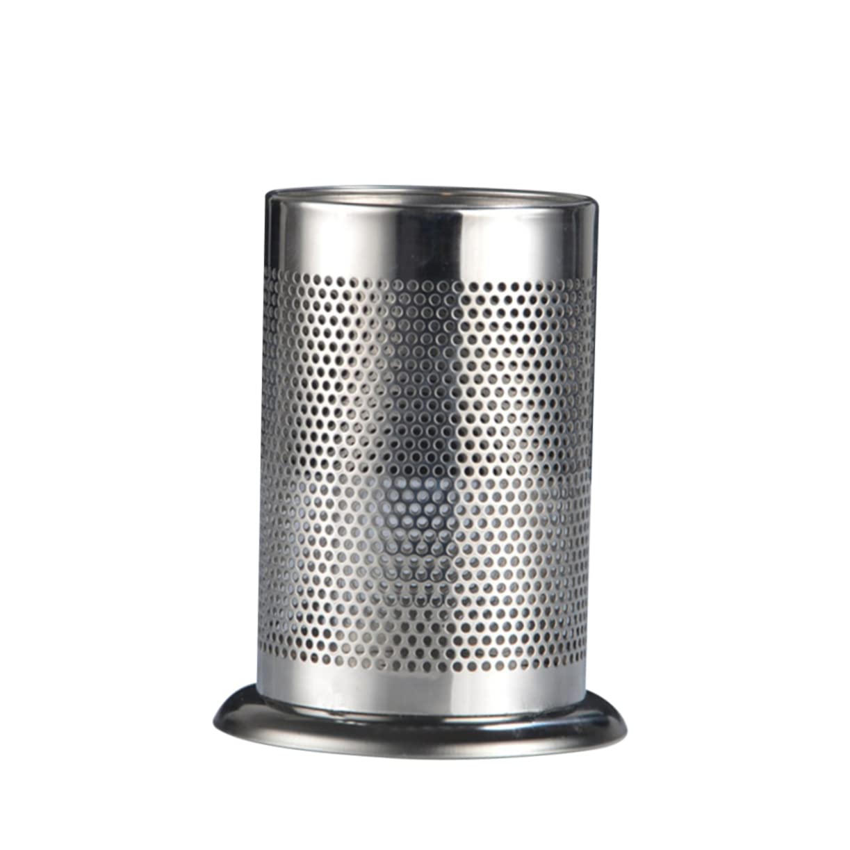 STOBAZA Thicken Stainless Steel Utensil Organizer with Drain Holder for Countertop Storage Lightweight and Kitchen Tool Holder