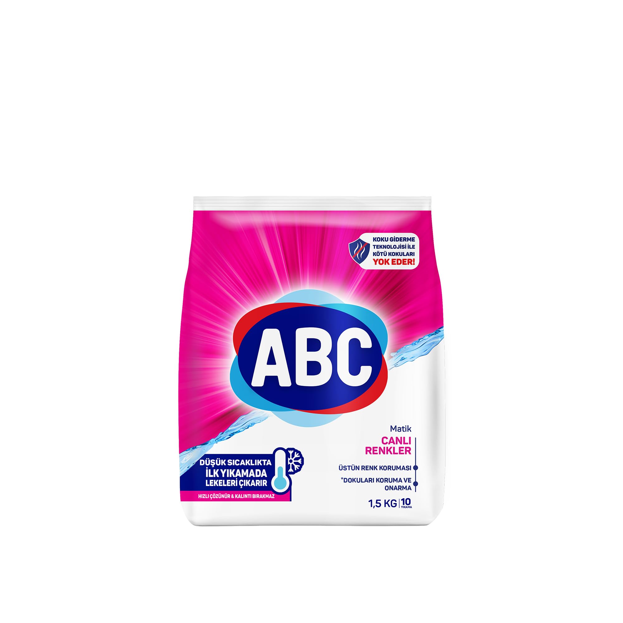ABC DETERJAN Matik Canlı Renkler 1,5 Kg