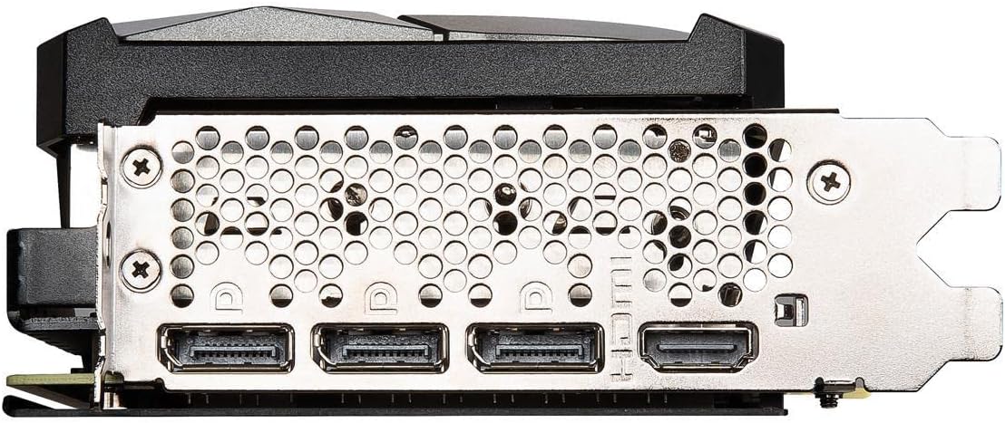 MSI GeForce RTX 3080 Ti Ventus 3X OC LHR Graphics Card 12GB GDDR6X PCIe4.0 ATX TORX Fan 3.0 Ampere Streaming Multiprocessors 1x HDMI 2.1 3X DisplayPort 1.4a w/ HDMI 2.1 Cable (4k@120Hz/8K@60Hz)