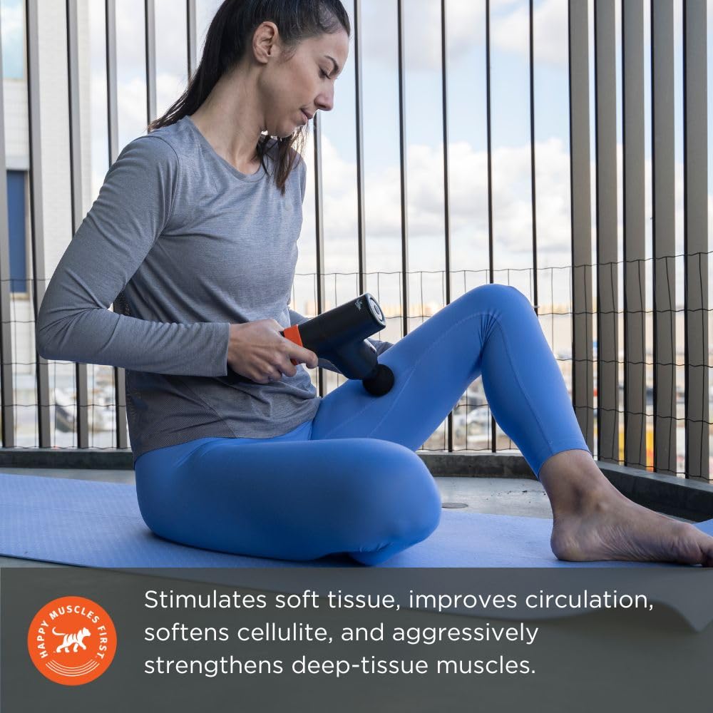 Tiger Tail T-1000 Electric Vibration Massage Gun, Cordless Massage Device   Deep Tissue Percussion Handheld Massager: Buy Online at Best Price in UAE -  Amazon.ae