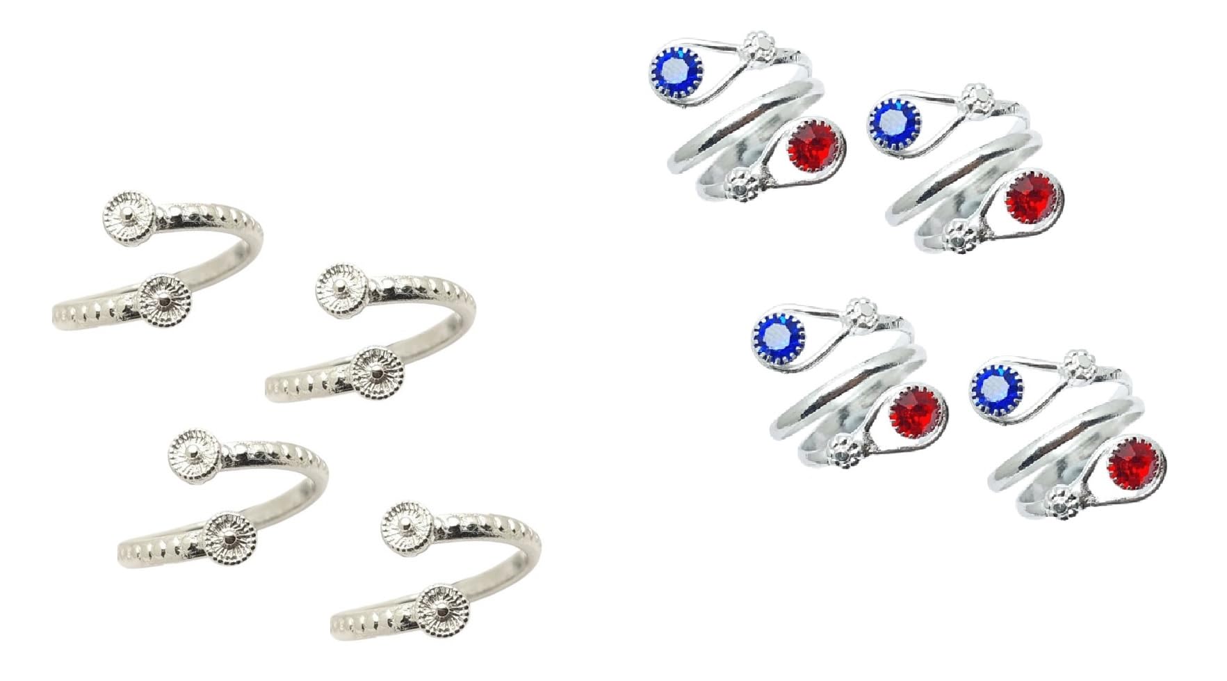 kamada creations Kamada's Designer colorful Toe ring-picture-46