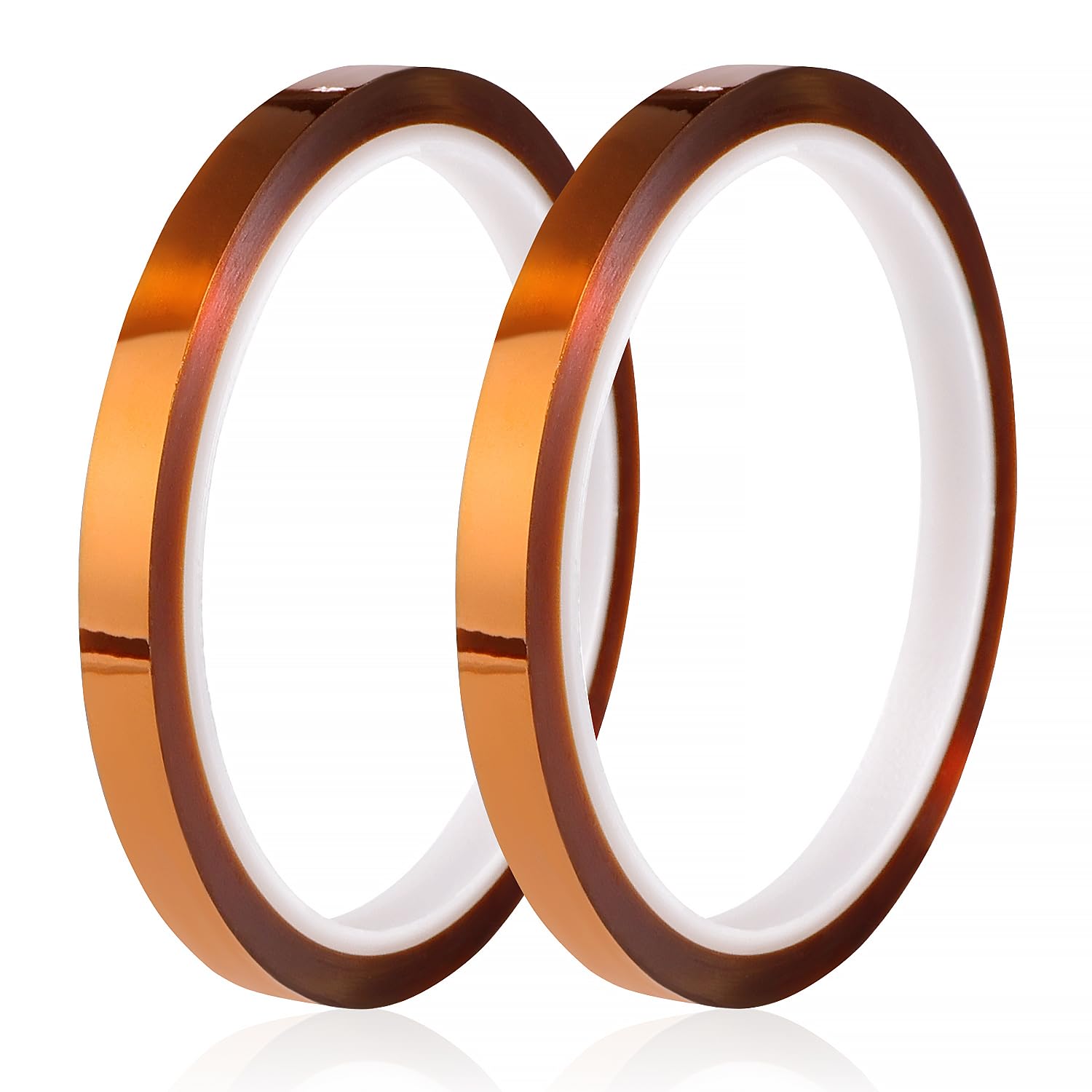 YIXISI 2 PCS 8mmx33m High Temperature Tape, Kapton Tape, Polyimide Tape, Sublimation Tape, Thermal Transfer Tape