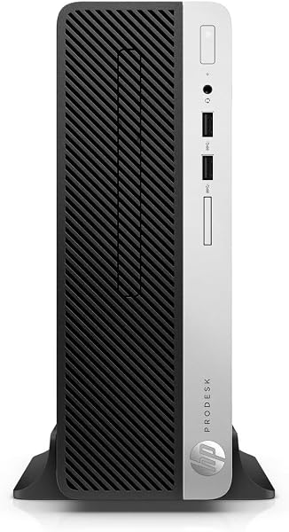 HP ProDesk 400 G4 SFF Desktop Computer PC, Core i5-7500, 8 GB RAM, 256 GB SSD, QWERTY Keyboard, Windows 11 Pro (Refurbished) - 1