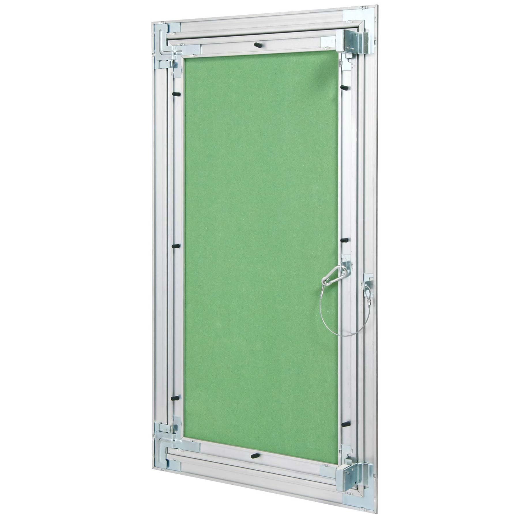 Revisionsklappe Trockenbau 300 x 600 mm – Revisionstür - Wartungsklappe mit 25 mm imprägnierter GK-Einlage und Druckverschluss – aus korrosionsbeständigem Aluminium – befliesbar – MW multi werkzeug