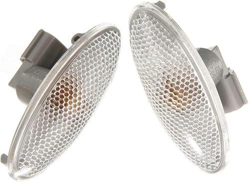 Miniatura 5 de Luz de marcador lateral de señal de giro, luz de marcador de montaje de guardabarros lateral, luz de señal de giro lateral ámbar compatible con