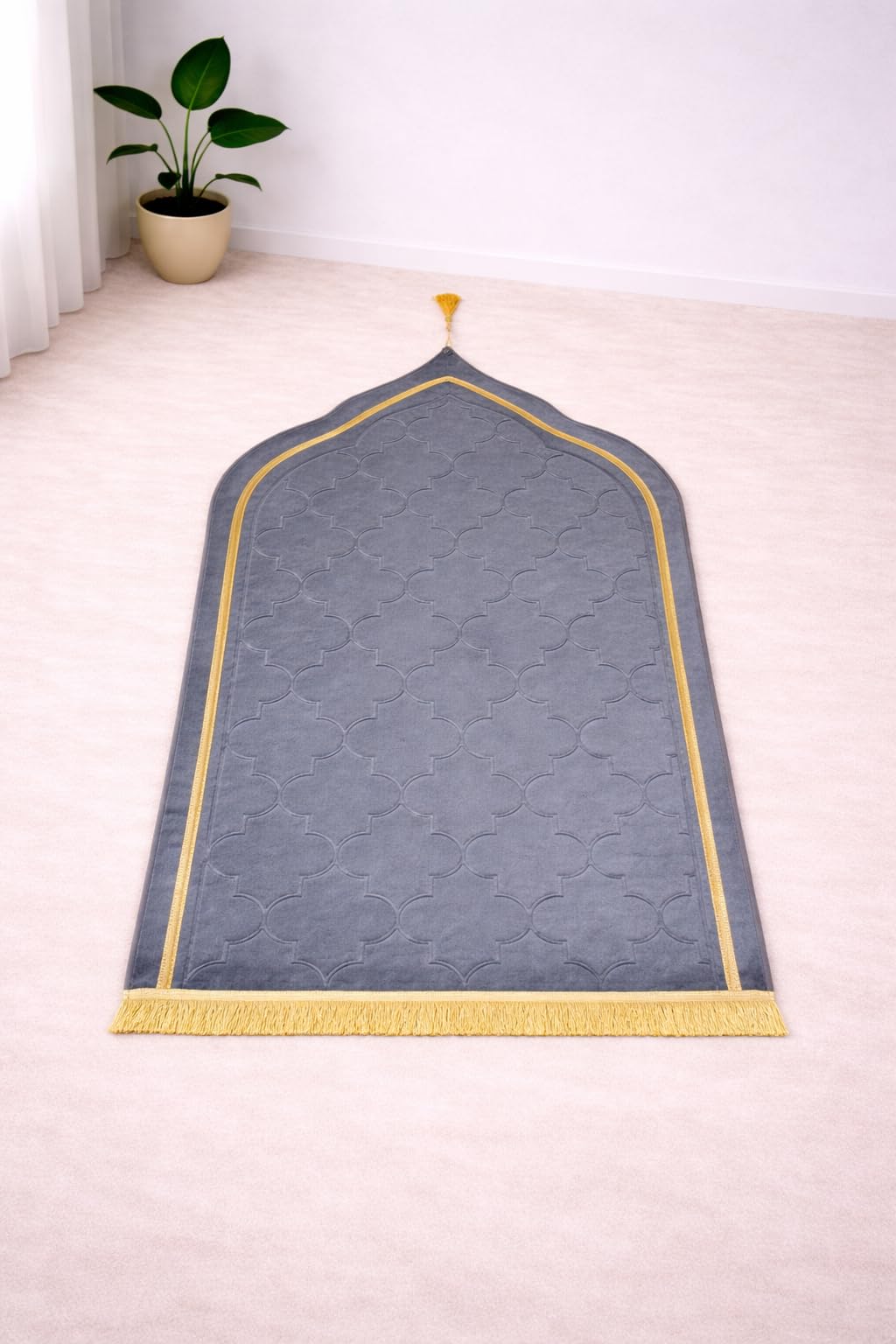 Janamaz Prayer Mat - Turkey Velvet, Aasan Comfort -19