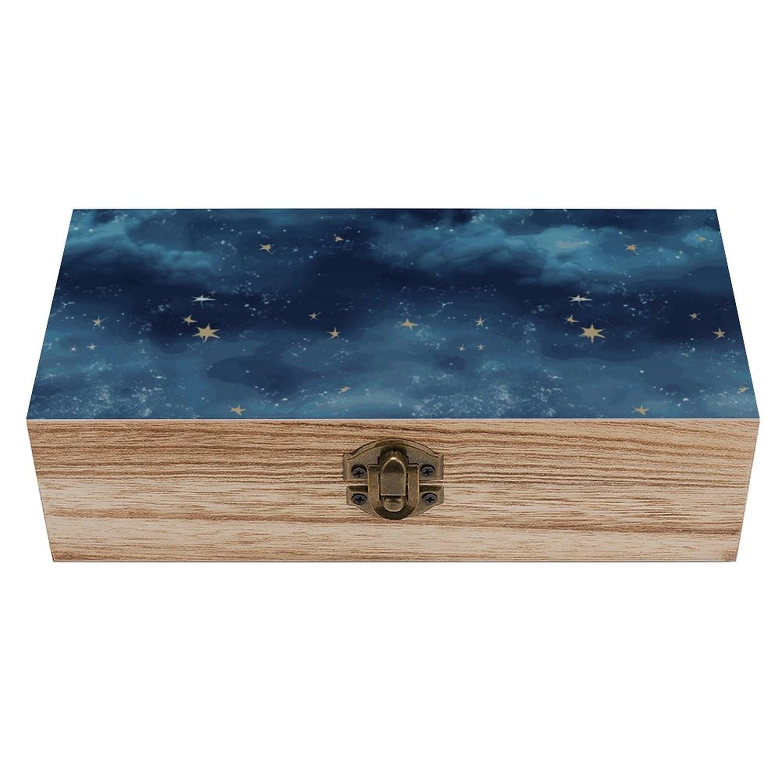 Boîte de rangement en bois anti-poussière pour vos bijoux et souvenirs