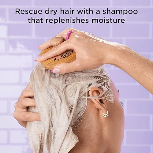 Miniatura 3 de Noughty Champú para aumentar la humedad 97% natural, para limpiar y reponer suavemente la humedad perdida con almendras dulces y semillas de