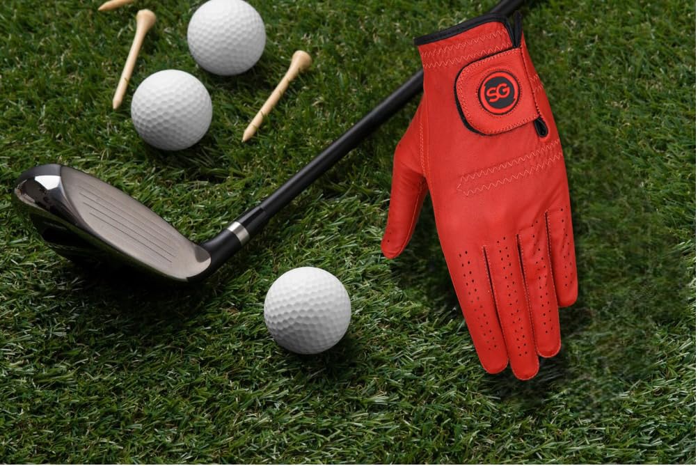 Golf Gloves Men -Cabretta Leather Pack of 3 Gloves, for All Weather Conditions, Soft Feel Grip, Breathable - Image 2