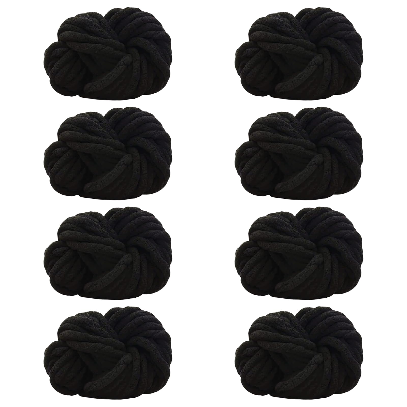 Maxee Dicke Wolle Garn 8 * 250 Stück, Sperrige Armstricken Wolle, Soft Arm Knitting, XXL Grobstrick Weiches Wollgarn, zum Häkeln für Decke, Perfekt zum Weben von Haustier Nest, Decken, Zierkissen