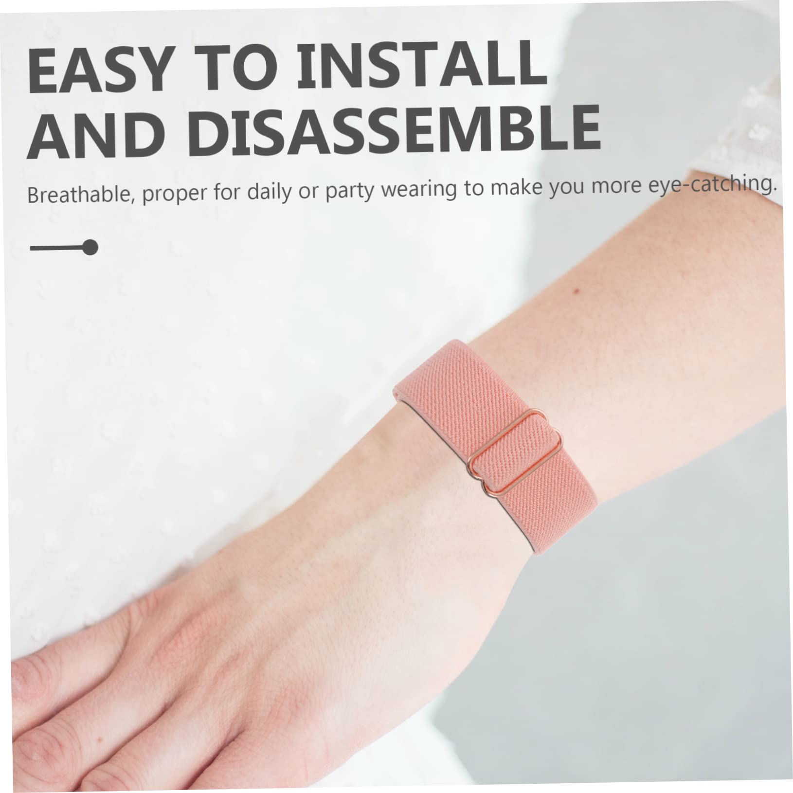 Uonlytech 15pièces Bracelet Montre Nylon Réglable De Bandes Pour Montres Connectées Confortable Et Pour Autres Modèles