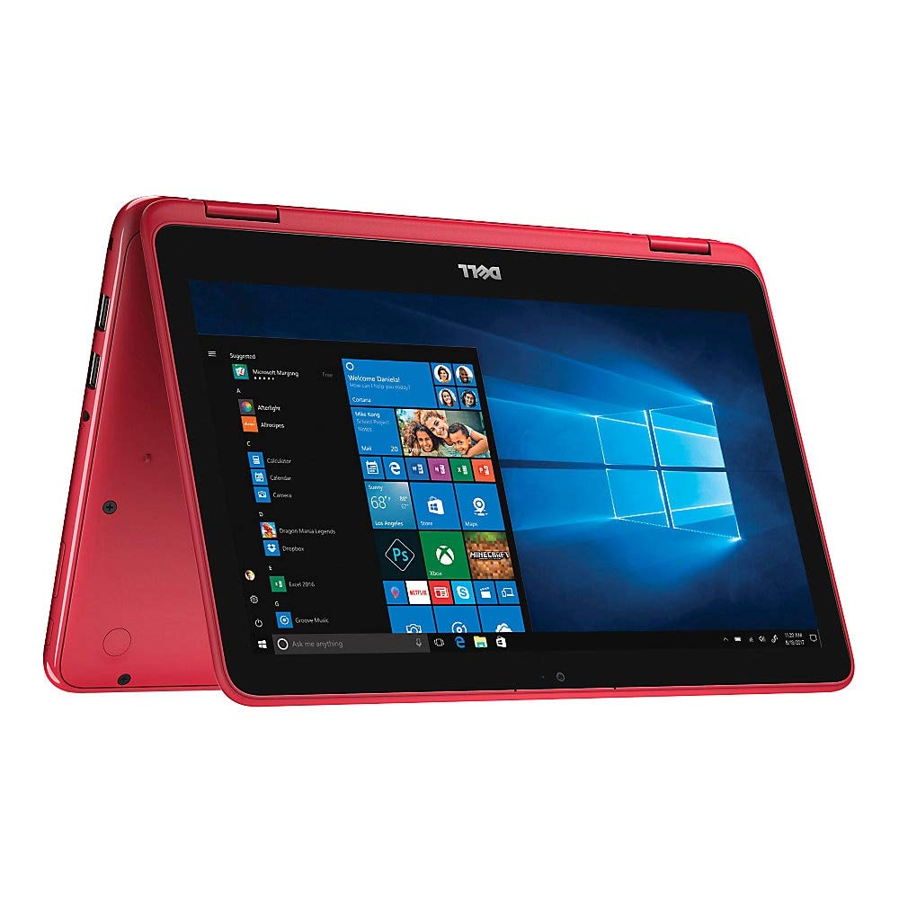DELL ノートPC レッド Intel Core i3 Notebook Dell Inspiron I3185 2-em-1 de 11,6 polegadas, AMD A6