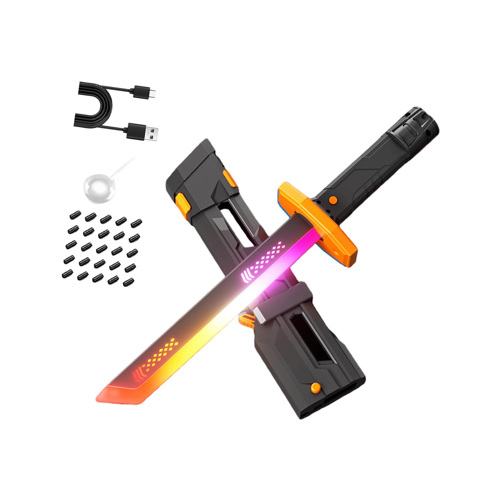 HDUBKHE Sabers, Light Sabers Adult, up Swords, Warblade Led -up Toy, Toy Sparkblade Swords with Sparks, Sparkingswords, Lightup Swordflashing Duelingsabers
