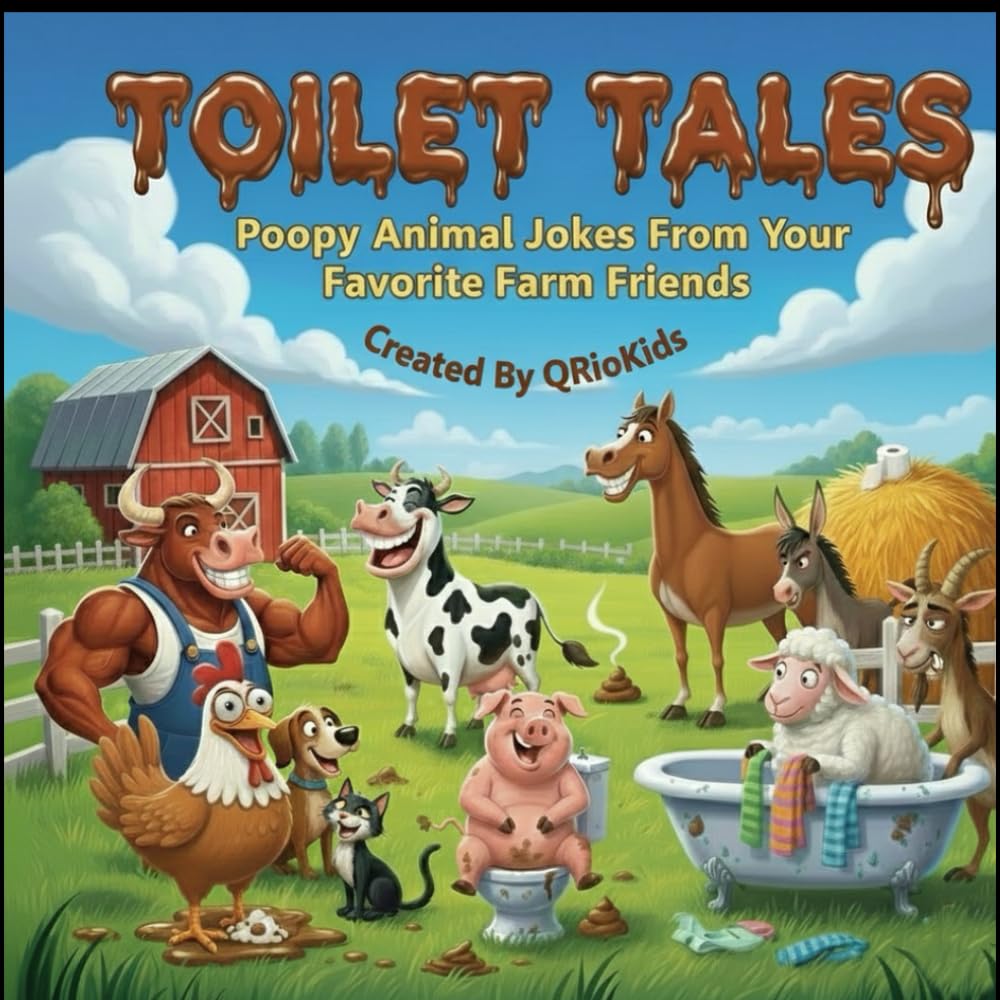 TOILET TALES: Poopy Animal Jokes From Your Favorite Farm Friends (QRioKids Joke Factory)