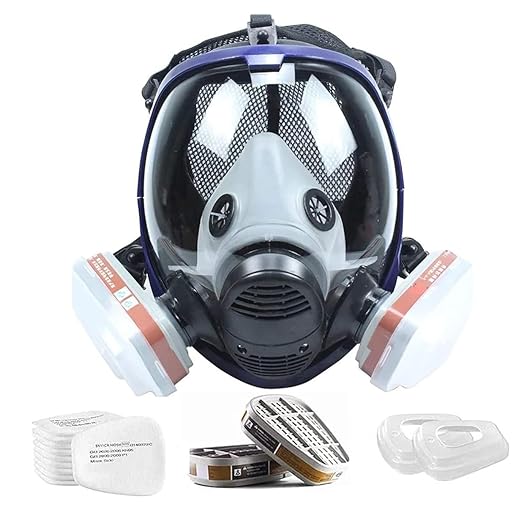 Wiederverwendbare Vollmaske mit Filtern