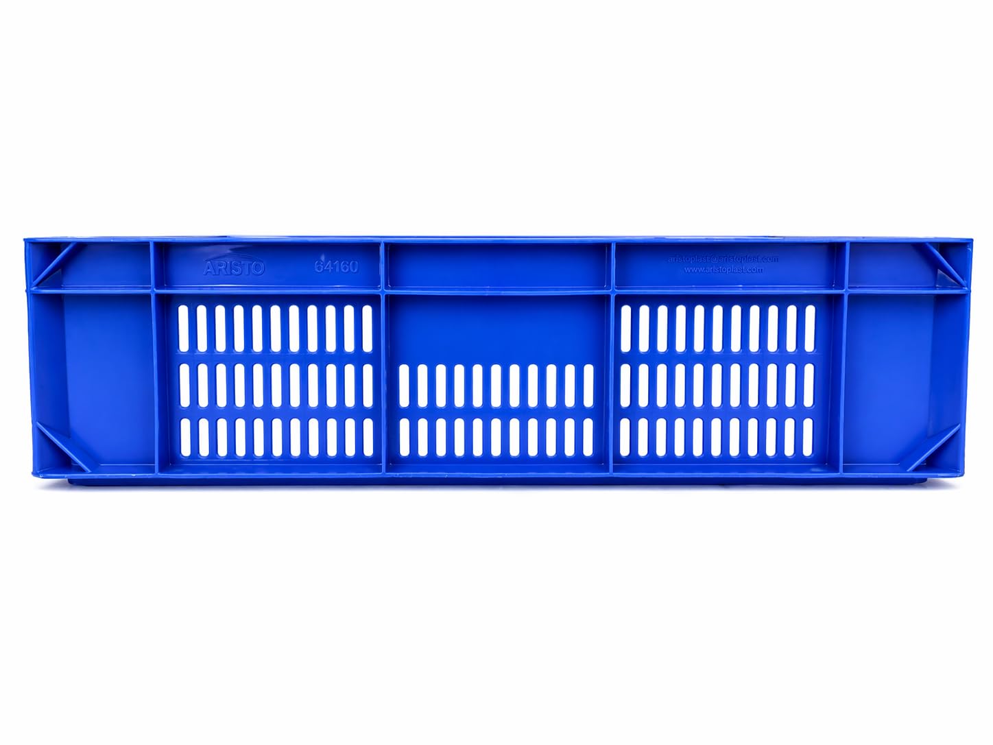 ARISTO Blue Polypropylene Storage Crate - 22L -4