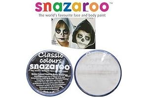 Halloween Snazaroo White Water-Based Face Paint for Fancy Dress