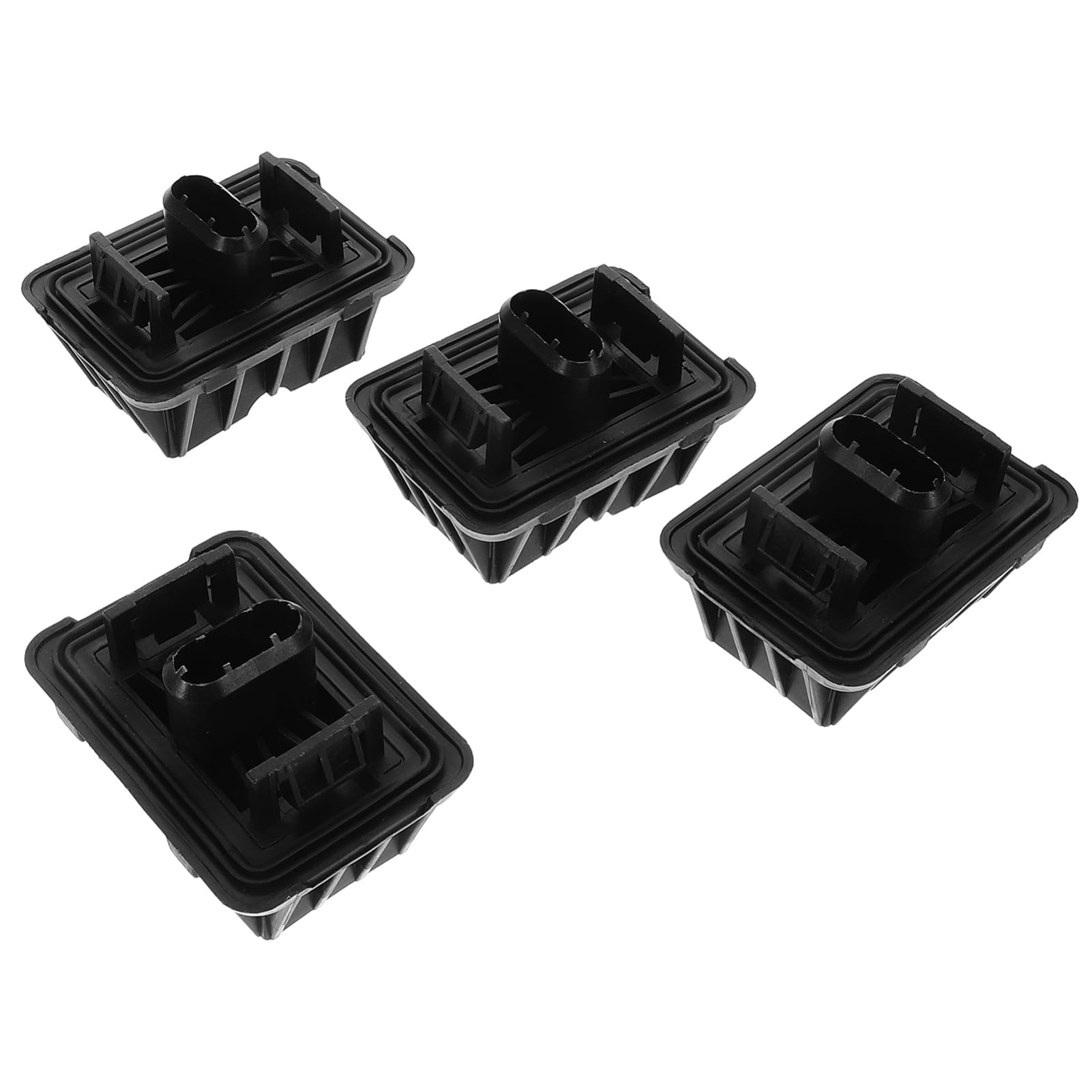 4pezzi Tamponi Gomma Per Sollevamento Auto Accessori Per Cric e Sollevatori Pad Di Supporto Per Sicurezza e Stabilità Durante La Manutenzione Del Veicolo