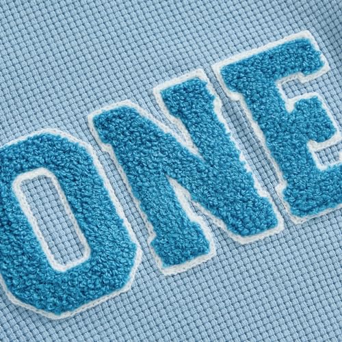 Honganda Toddler Baby Boy 1st 2nd Birthday Outfit Set Embroideried T-shirt Tops with Casual Shorts Summer Birthday Clothes4