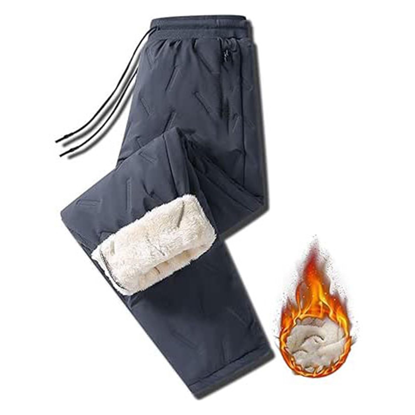 SIYAN polarowe pończochy do joggingu, spodnie polarowe, ciepłe i rozmyte legginsy na zimę, spodnie zimowe dla mężczyzn i kobiet
