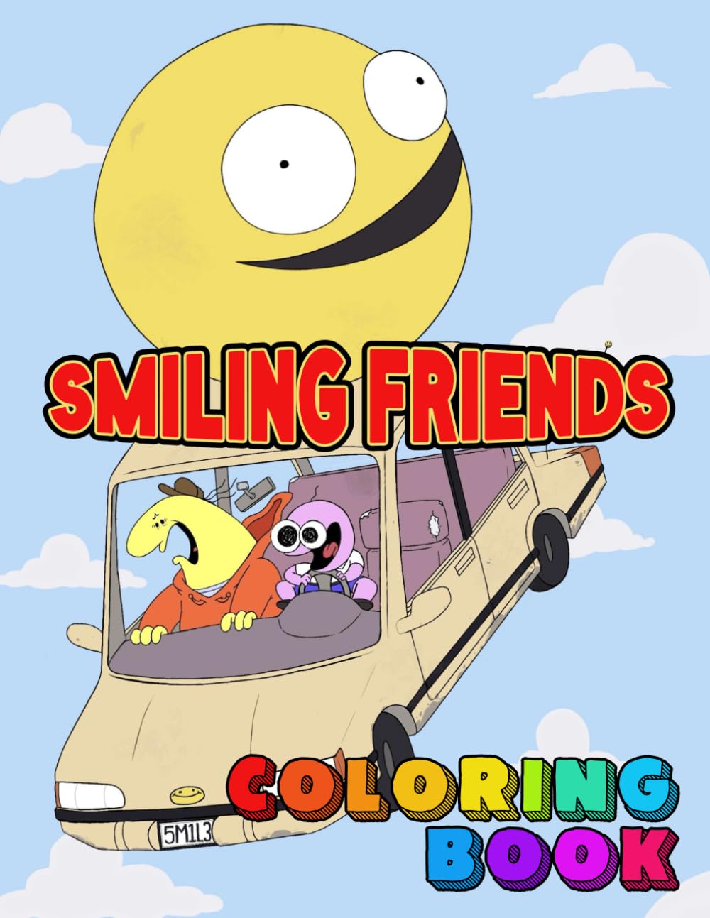 Coloring Book: Perfect For Little Hands And Budding Artists. Simple and large designs to color