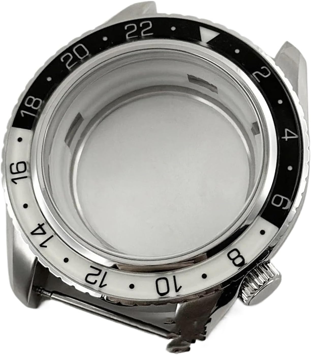 NH34 44mm C3 Luminous Bezel Watch Parts Case Sport Collection Watch Case for NH34 NH35 NH36 4R35 Movement