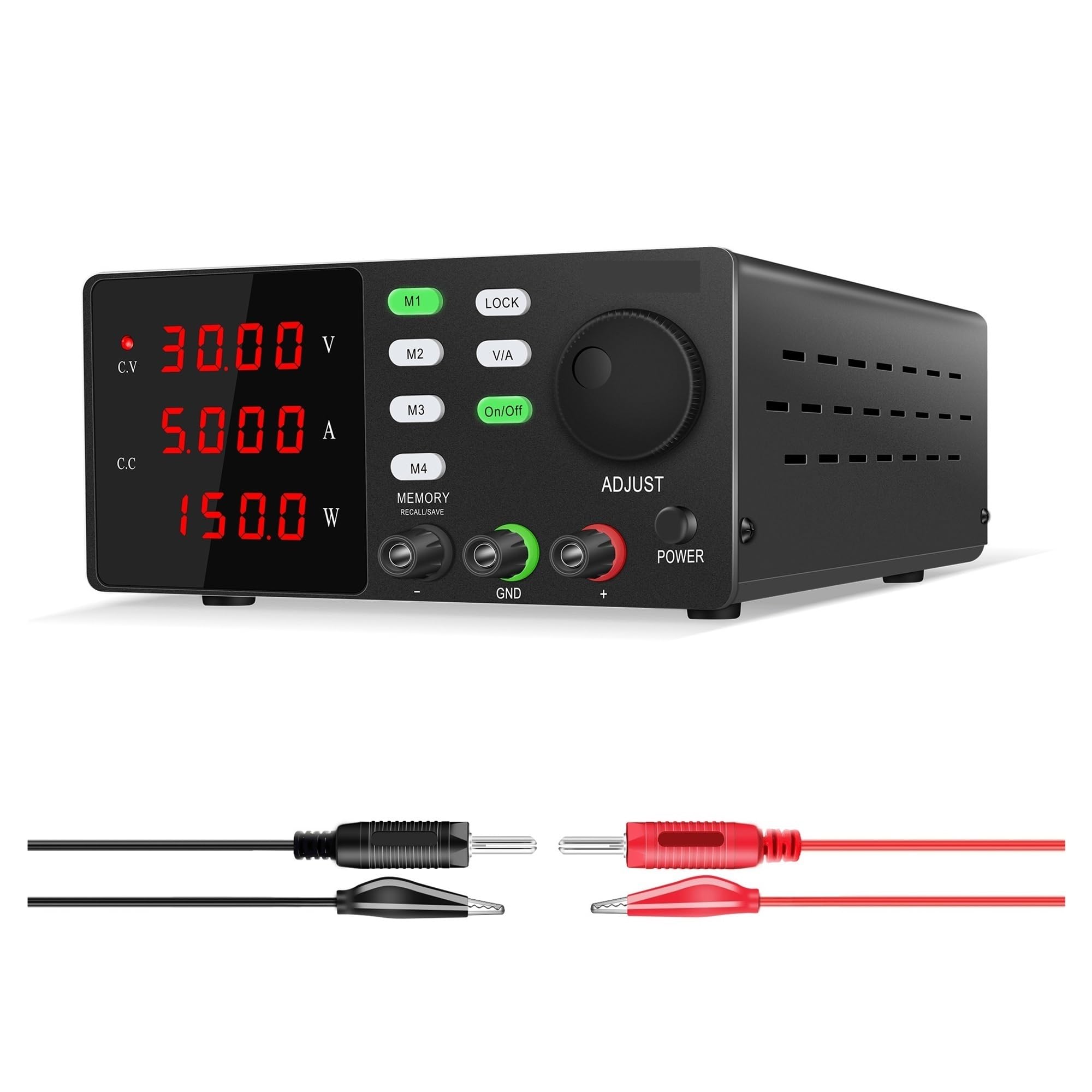 Porta USB Alimentatore Programmabile DC Software For PC Banco Di Lavoro Regolabile For La Manutenzione Del Laboratorio Uscita Precisa Efficiente Stabile(120V 3A 232Port)