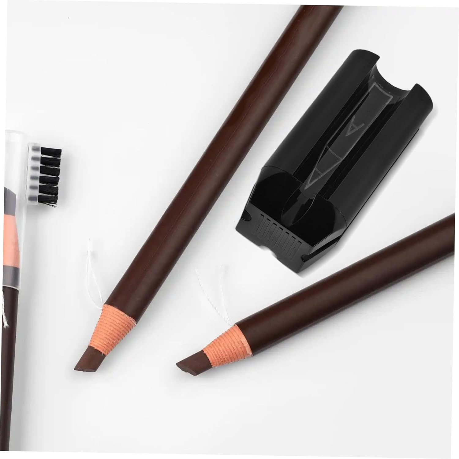 Precise Eyebrow Pencil Sharpener Pull Line Cosmetic Shaping Tool for Fine Point Makeup Application Design for Salon and Professional Artists