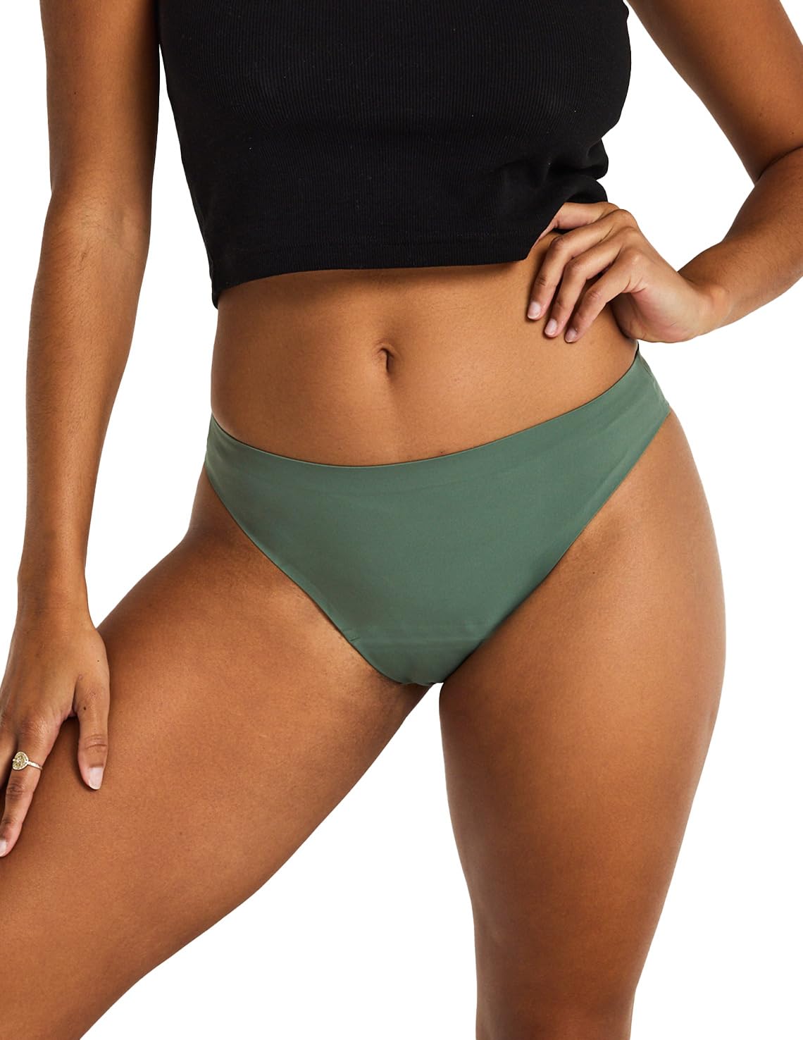 Modibodi period underwear seamfree hi-leg cheeky leakproof Light-Moderate absorbency 10ml Oasis Green 18/2XL