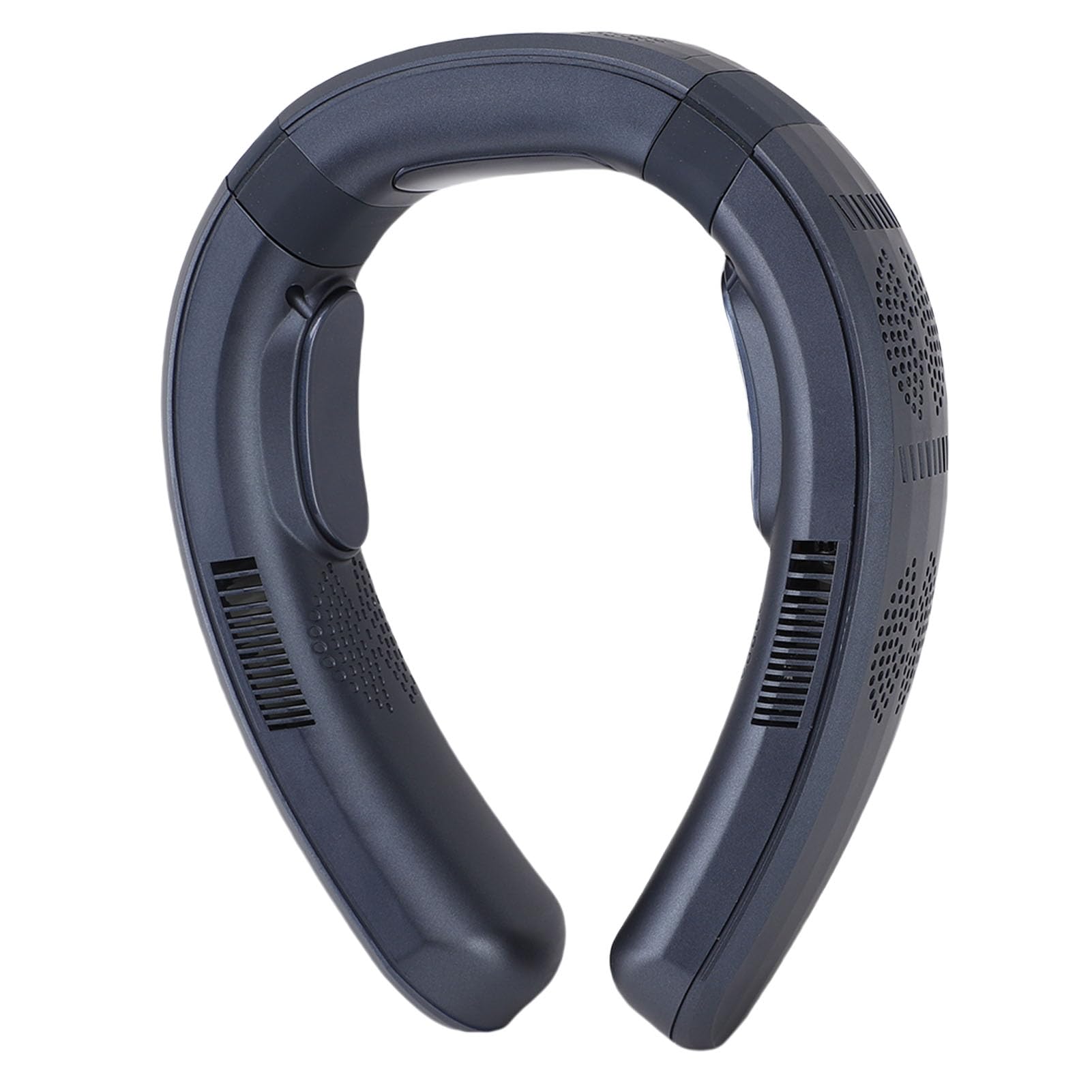 Pongnas Ventilatore da Collo Portatile con Raffreddamento e Riscaldamento a Semiconduttore, Ventilatore Indossabile Ricaricabile Tramite USB per Viaggi, Ciclismo, Campeggio - Batteria a Lunga (blu