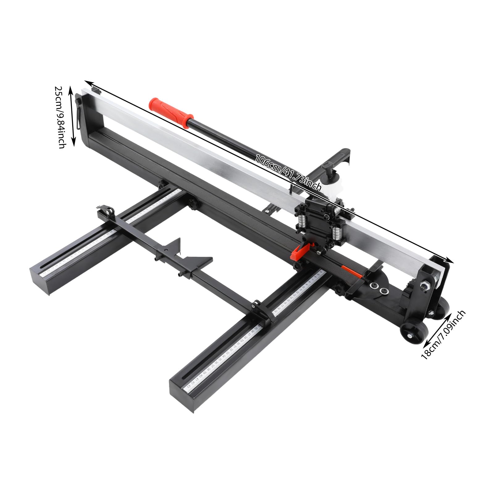 Cortador manual de azulejos, herramienta de corte de baldosas, longitud de corte máx. 800 mm, máquina de corte de azulejos, máquina de acero para talleres e instalaciones industriales