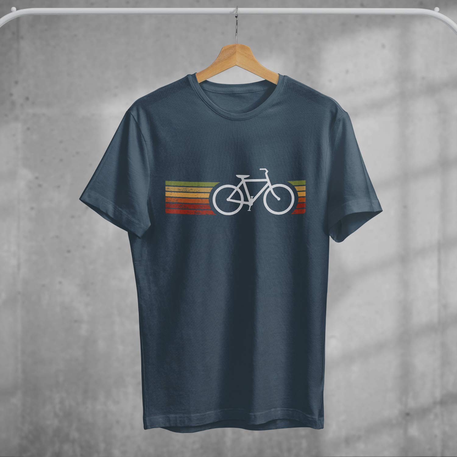 OM3® T-shirt retrò Bicycle | Uomo | Cycling Cyclist Biking Ciclisti | S - 5XL
