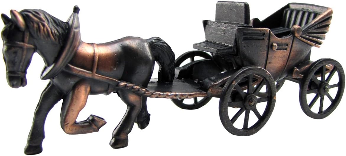 Treasure Gurus Die Cast Horse and Carriage Toy Pencil Sharpener