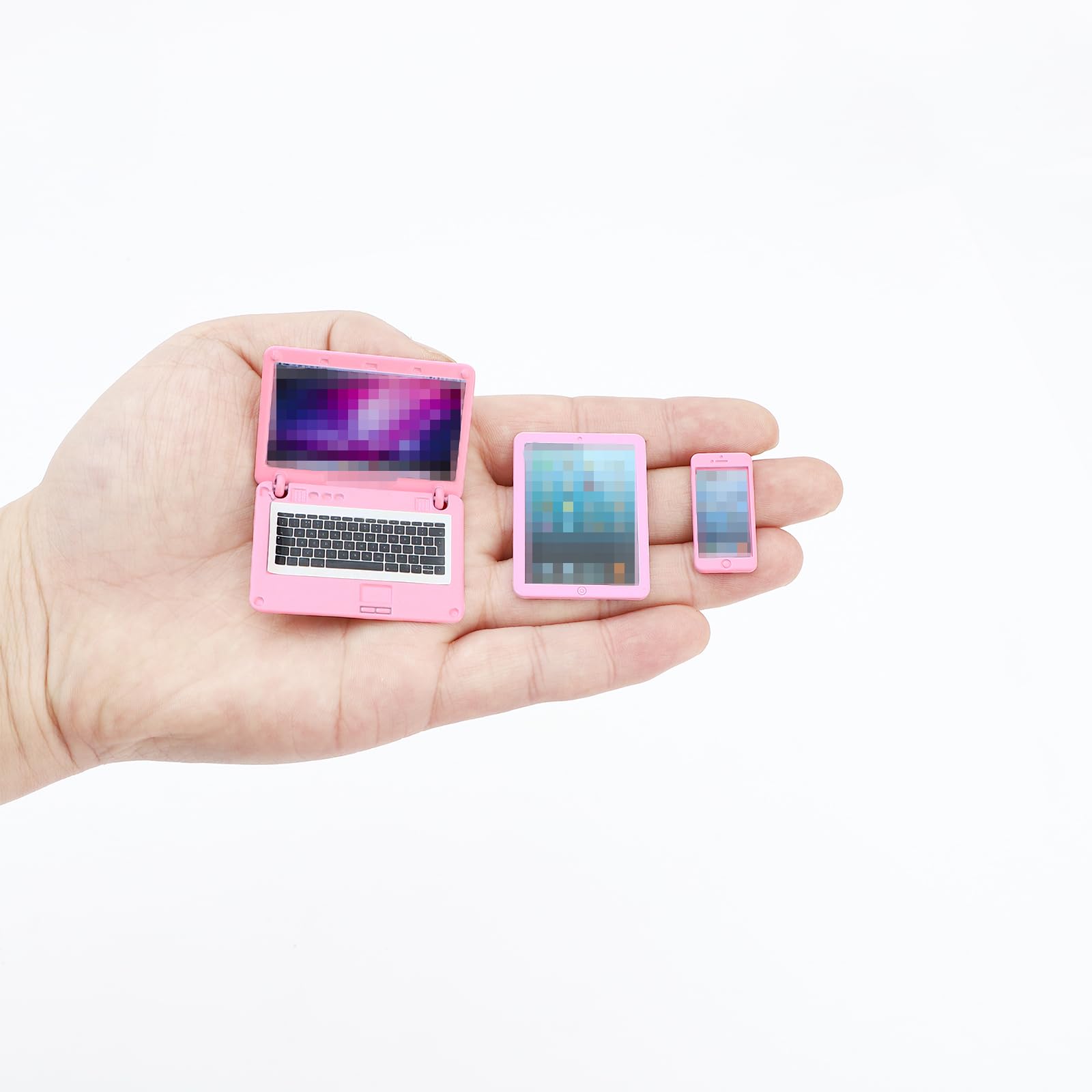 SOTOGO 34 Pieces Doll Care Set Dolls Feeding and Changing Accessories Set Dolls Accessories in Bag, Without Doll