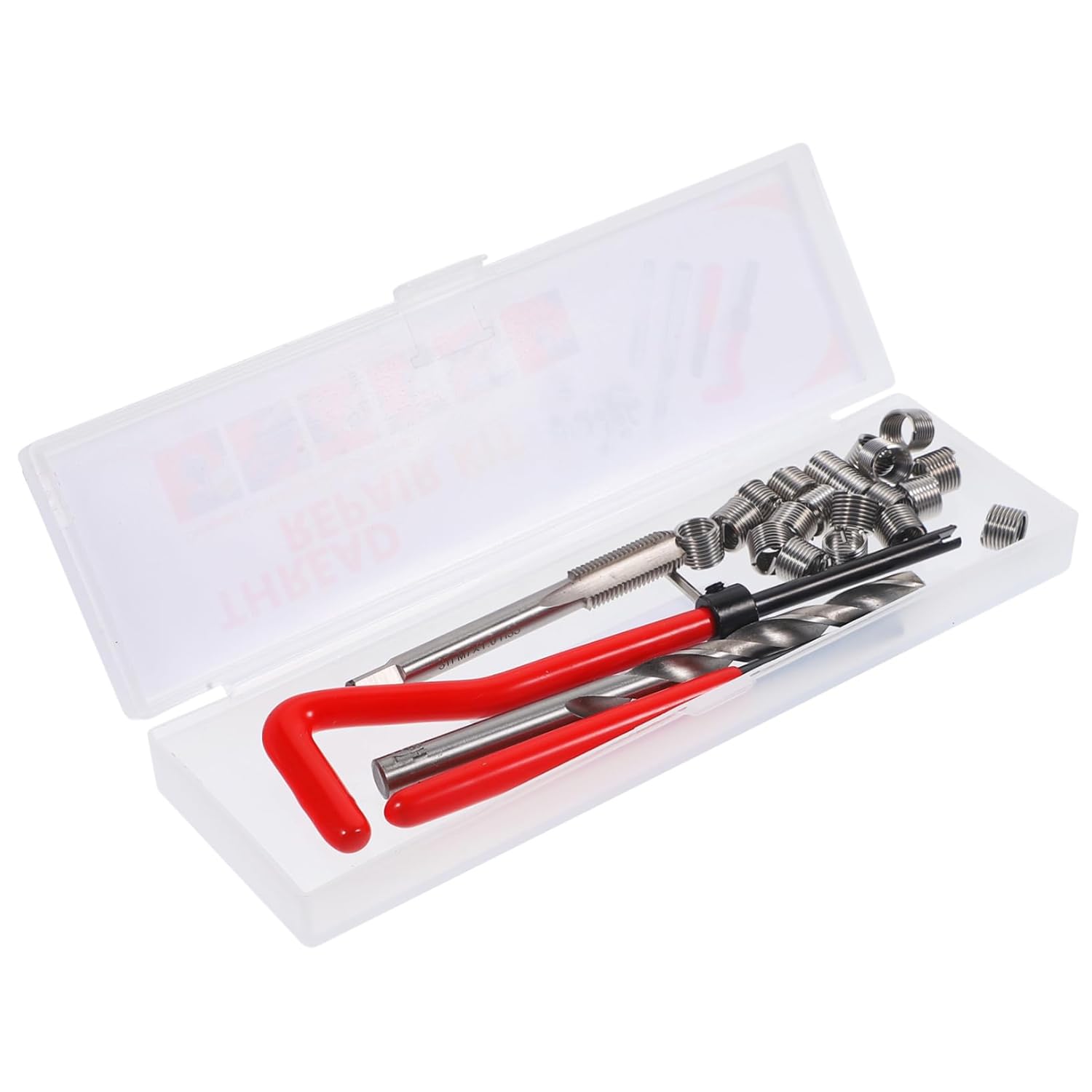 1set Thread Repair Kit Metric for Automotive Repair and Construction User-Friendly Tool for Easy Thread Restoration