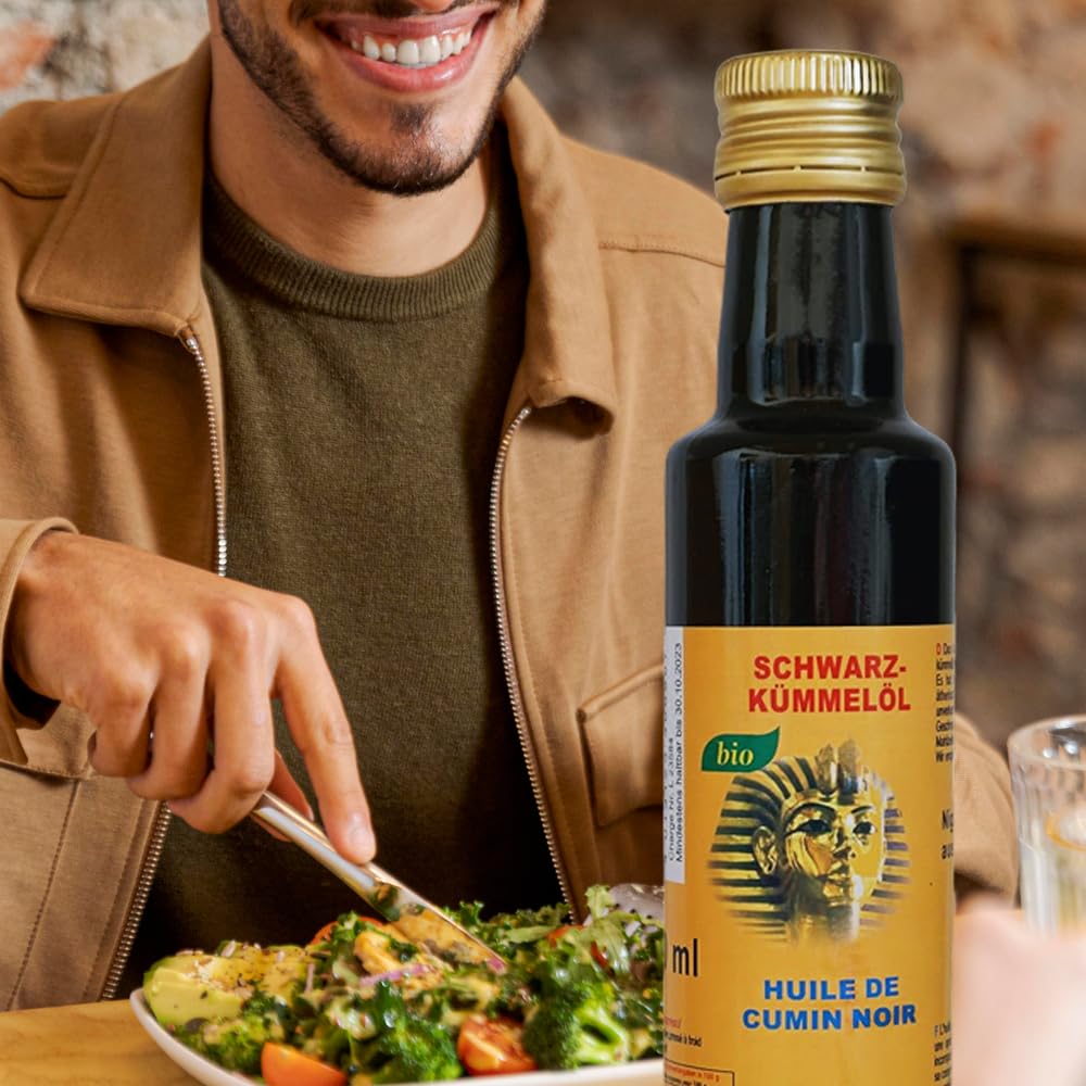 Olio di cumino nero biologico 100% genuino- nigella sativa dall'Egitto 250ml