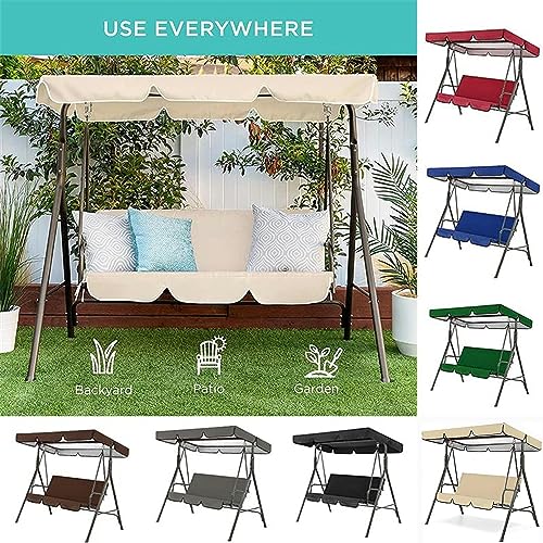 Toldo de techo para columpio que repara telas rotas con fundas de asiento de balancín universal 3