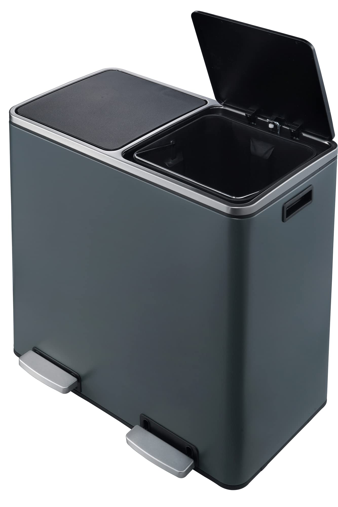 Amazon.com: Heim Concept 60L Dual Compartment Trash Can - Matt