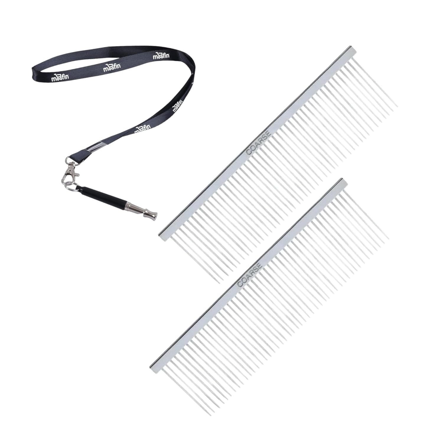 Master Grooming Tools Greyhound Comb 7.5" Pet Hair Comb With Coarse Teeth For