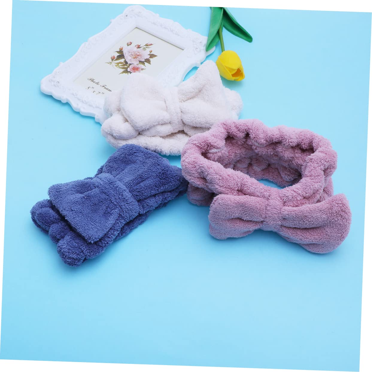 DOITOOL 9piezas Diadema Para Mujer y Niña Cinta Elástica Para Maquillaje Ducha y Deportes