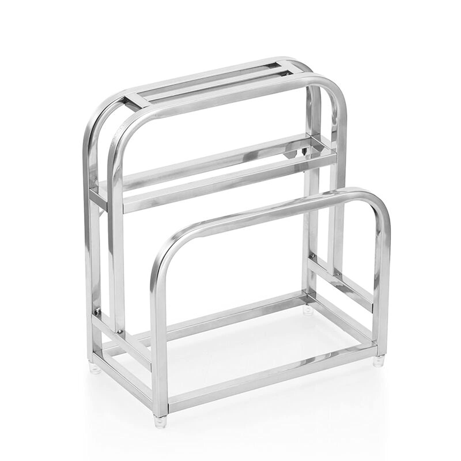 Big Sale! Stainless Steel Kitchen Knife Holder, Chopping Board Holder, Cooking Pan Lid Holder, Knife Stand, Chopping Board Stand, Cooking Pan Lid Stand